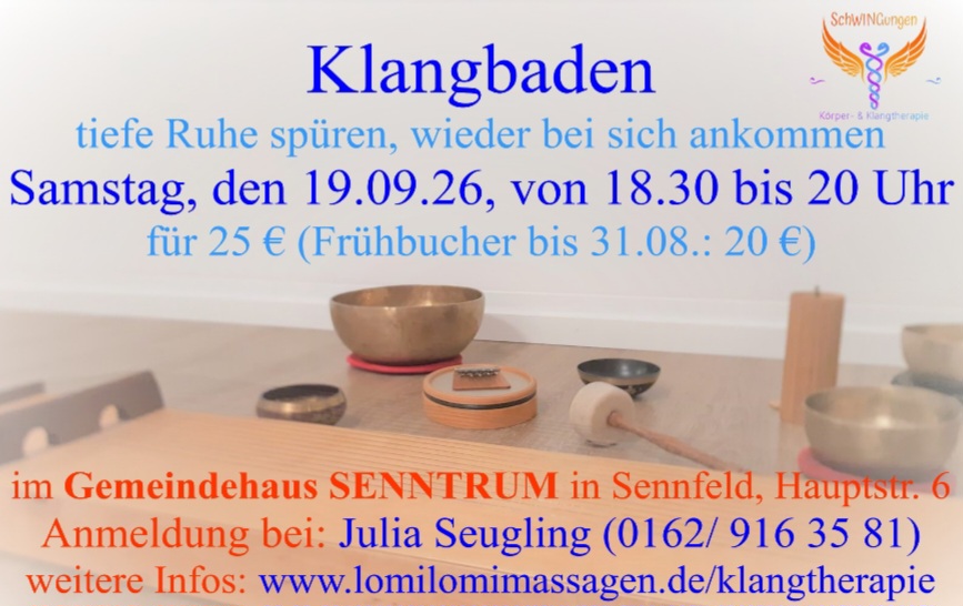 Klangbaden Sennfeld Entspannung