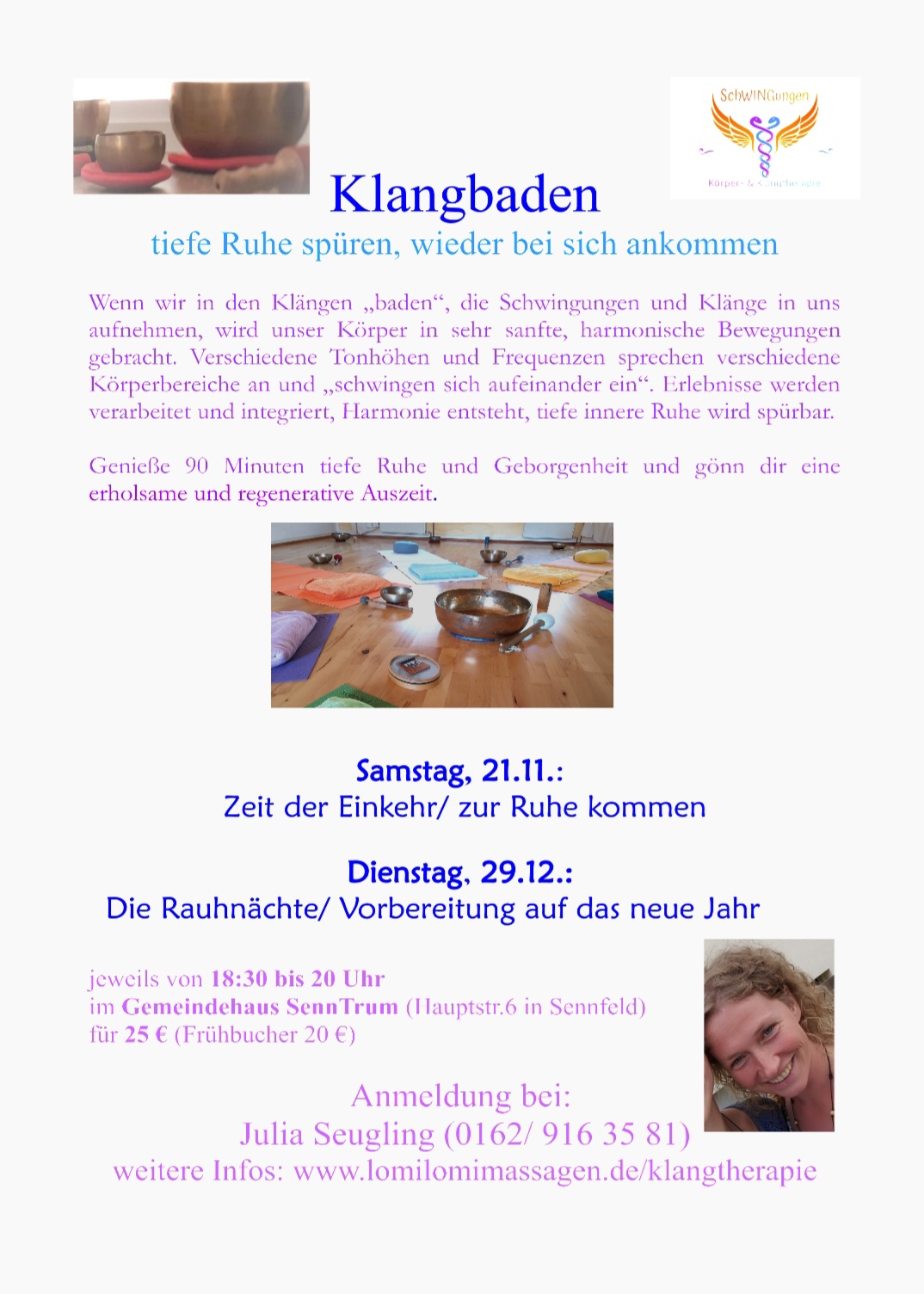 Klangabend/ Klangbaden Schweinfurt