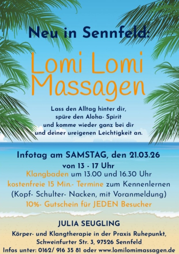 Infotag Lomi Lomi Massagen